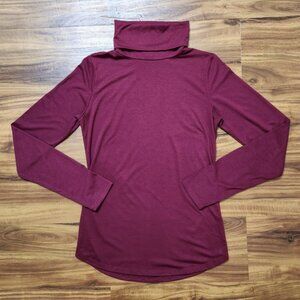 NWOT So Favorite Turtleneck Red/ Maroon Shirt Size Small